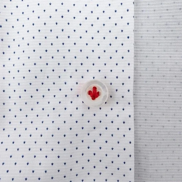 NWOT ISAIA Button-Up Long-Sleeve Shirt Men's 15.75 White - Picture 4 of 10